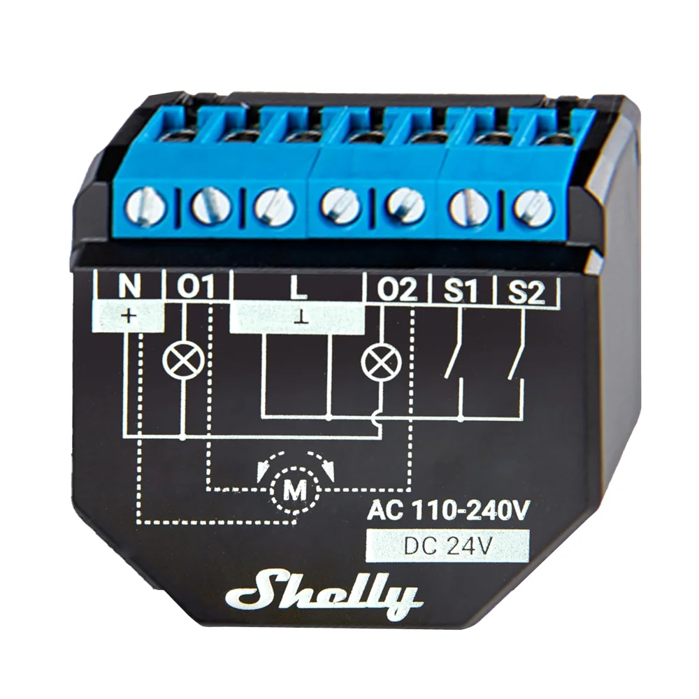 Shelly Plus 2PM - WiFi 2.4 GHz IEEE802.11 b/g/n / Bluetooth
