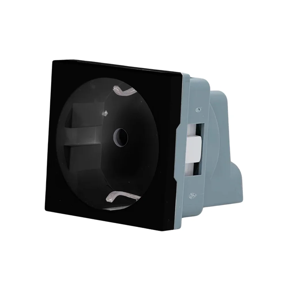 Shelly Socket for Wall Display Stand Black - Adaptador tipo enchufe - Compatibilidad con Shelly Wall Display Stand - Color Negro
