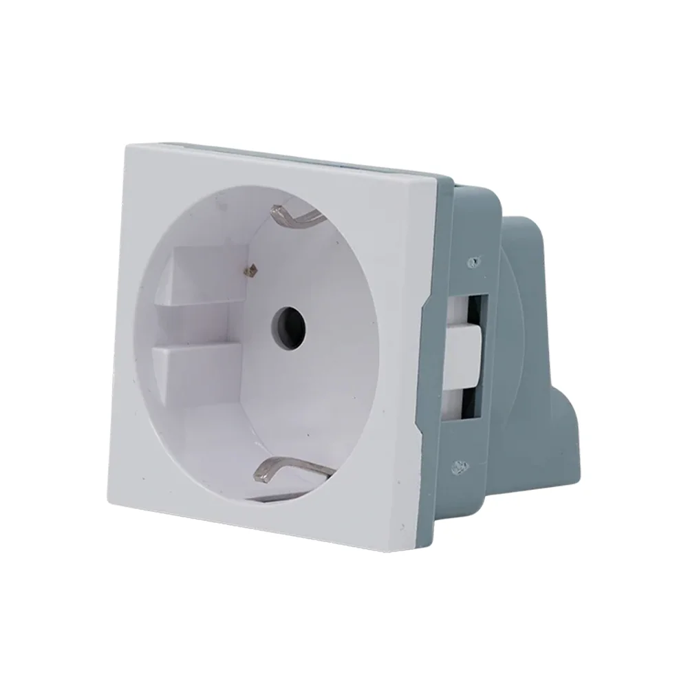 Shelly Socket for Wall Display Stand White - Adaptador tipo enchufe - Compatibilidad con Shelly Wall Display Stand - Color Blanco