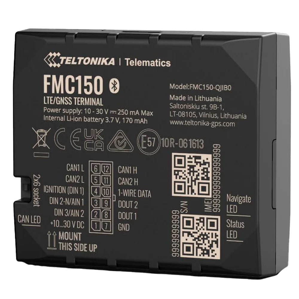 Tracker avanzado para vehículos - Conexión cableado interno - Instalación oculta bajo salpicadero - 4G y BLE para TK-EYE - Micro-SIM - Entradas y salidas D/A | Lectura bus CAN