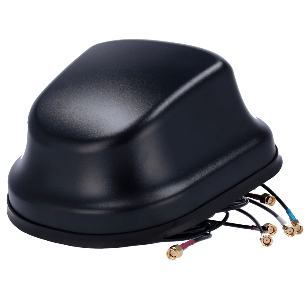 Teltonika Antena - 5G Combo LTE/Wi-Fi/GNSS - Montaje techo vehículo - Conectores SMA - Certificado para exterior IP67 - Cables LMR100 3 metros de longitud