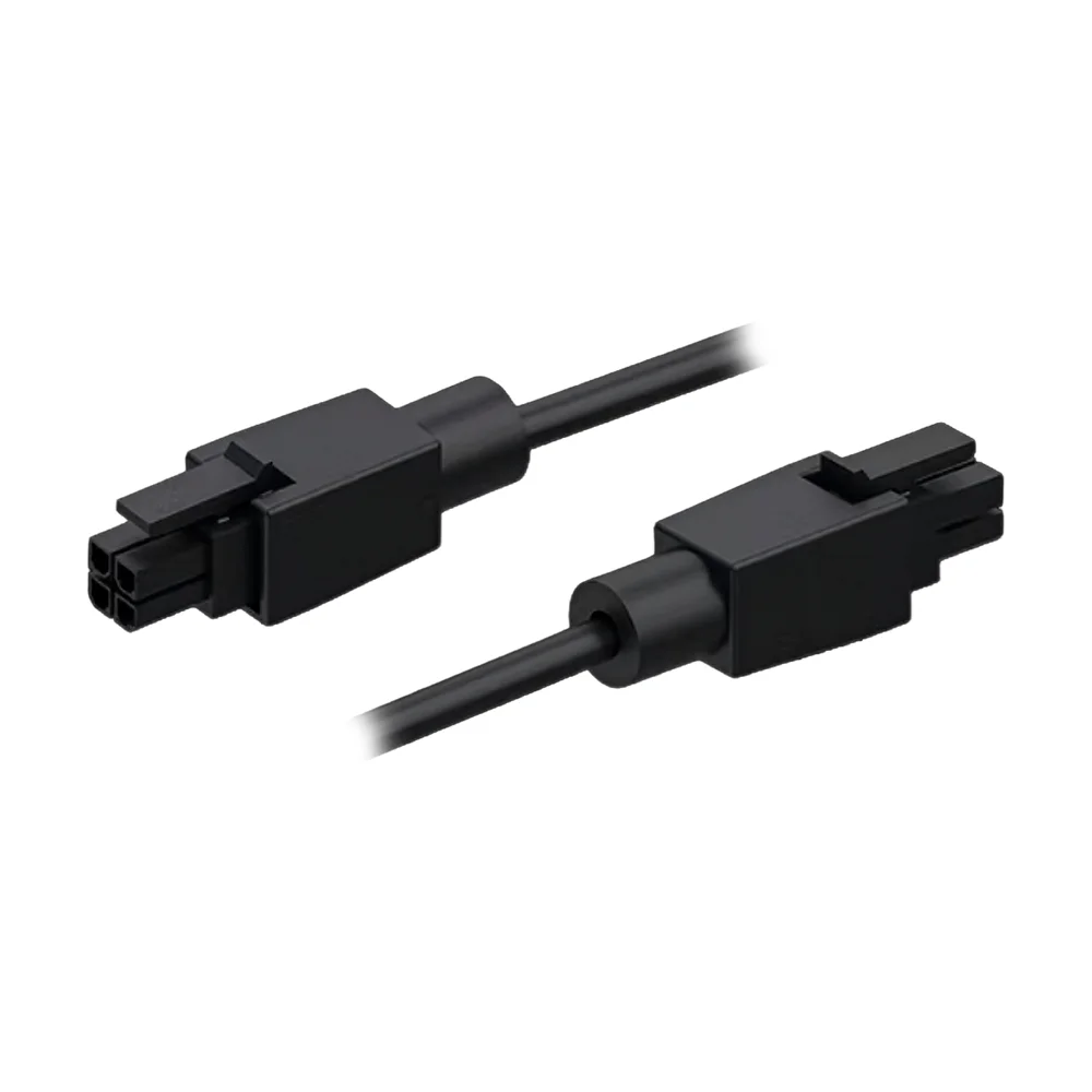 Teltonika - Cable de Alimentación 4-Pin a 4-Pin - Longitud 1 m - Conector 4 pines paso 3 mm - Corriente máx. 2 A - Color negro PVC