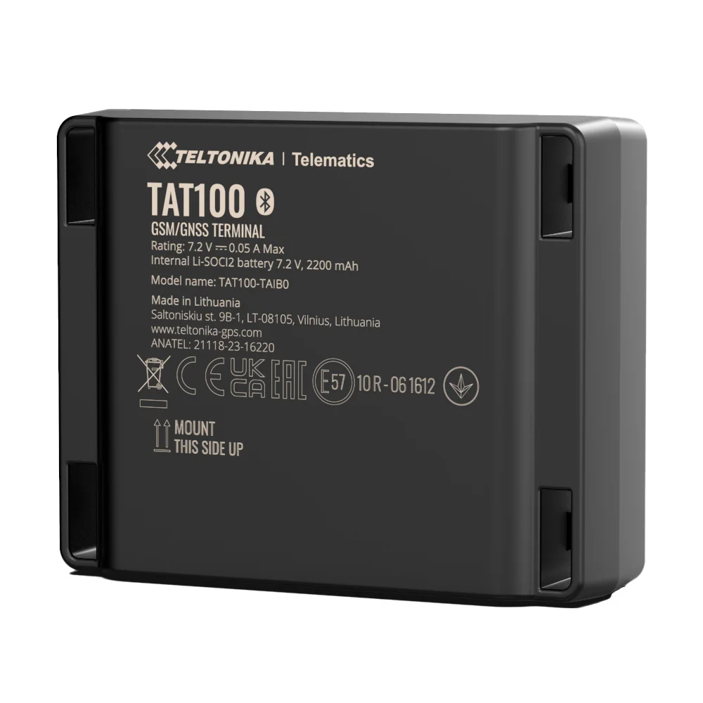 Tracker autónomo de seguridad personal Teltonika - Batería interna - Hasta 4 años de duración - Totalmente portatil - 2G y BLE para TK-EYE - Apto para exterior IP68