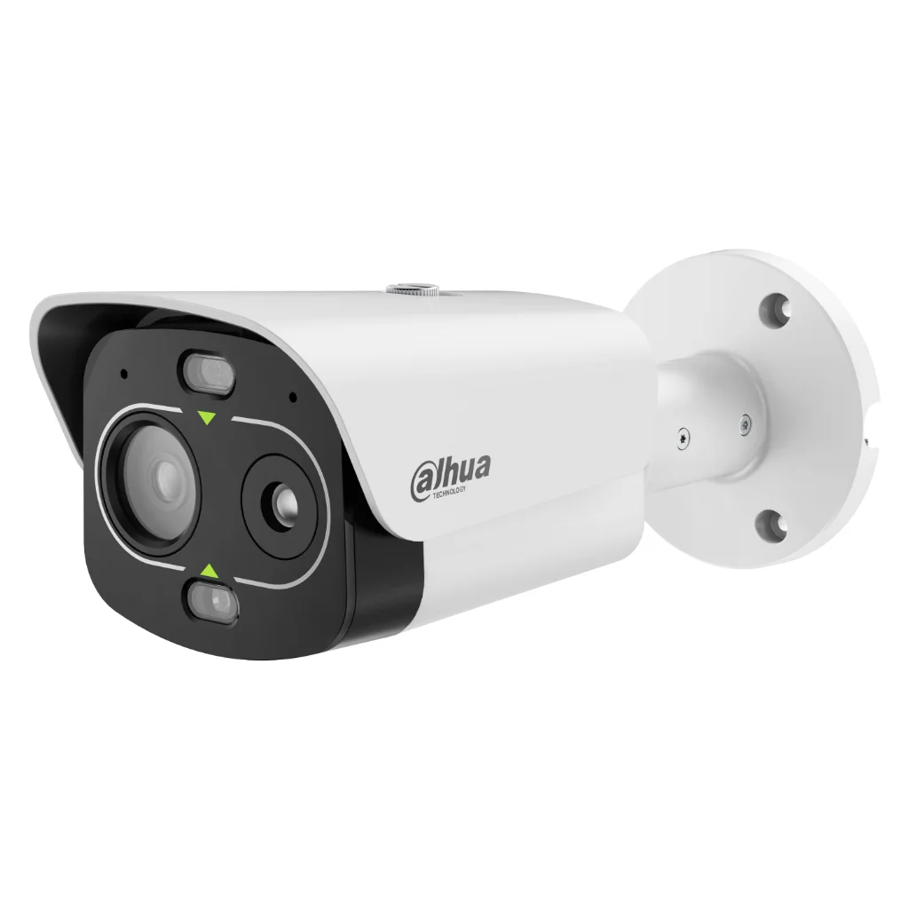 Cámara Térmica IP DUAL 256x192 7mm + 4M 6mm IP67 IK10 12-24Vdc PoE AUDIO E/S