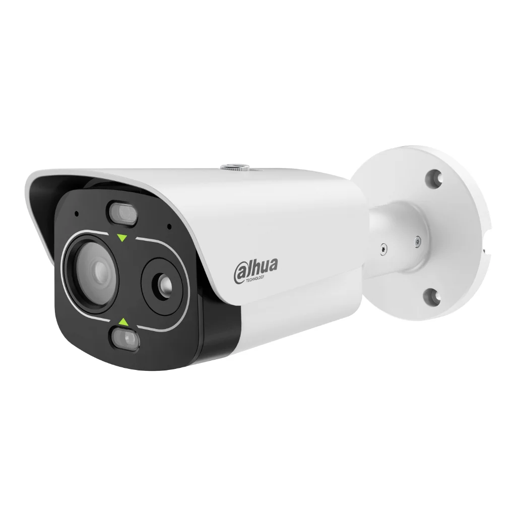 Cámara Térmografica IP DUAL 256x192 10mm + 4M 12mm IP67 IK10 12-24Vdc PoE AUDIO E/S