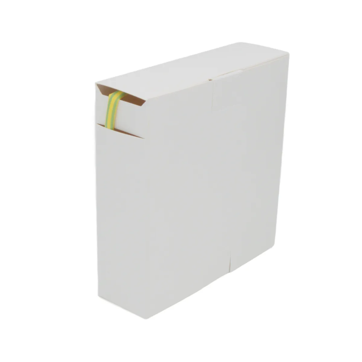 Caja 5m de tubo termorretráctil 2:1 Ø19.1mm amarillo/verde – Poliolefina libre de halógeno e ignífugo