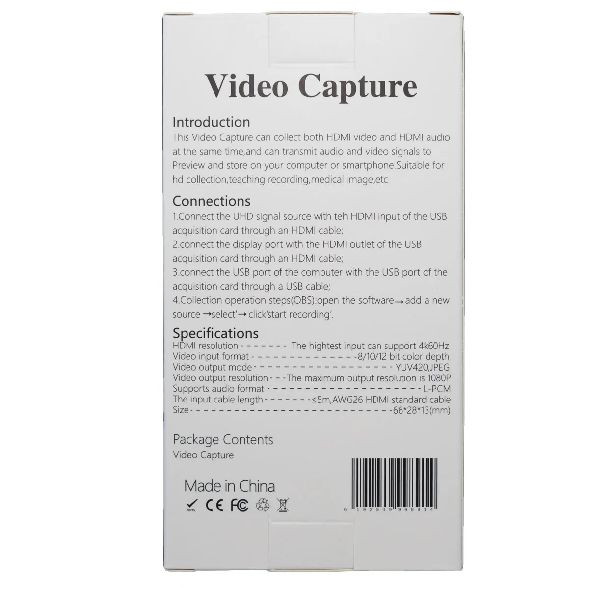 Capturador de Video HDMI a USB — imagen 3
