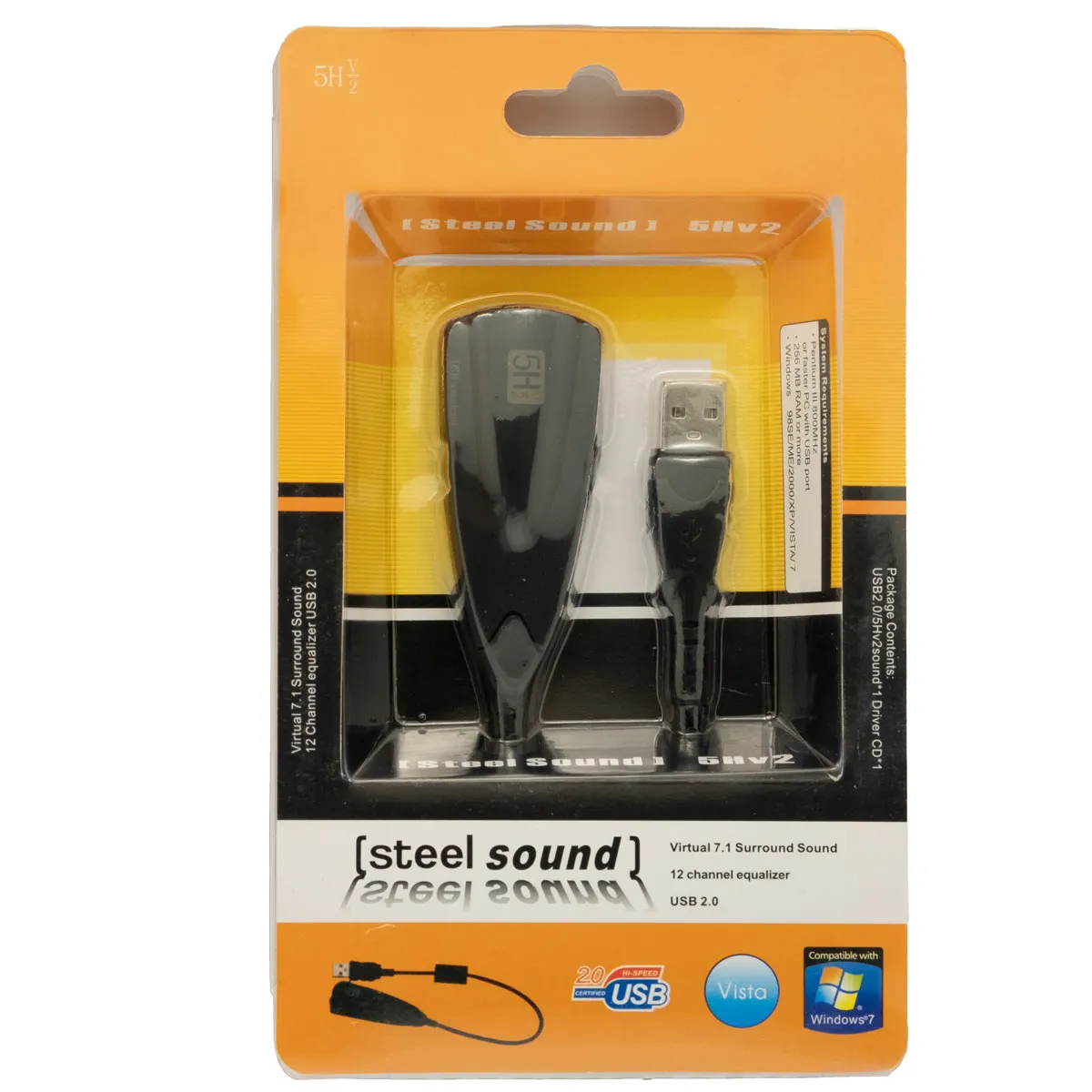 Tarjeta de sonido 7.1 externa USB a 2xJack 3.5mm — imagen 2