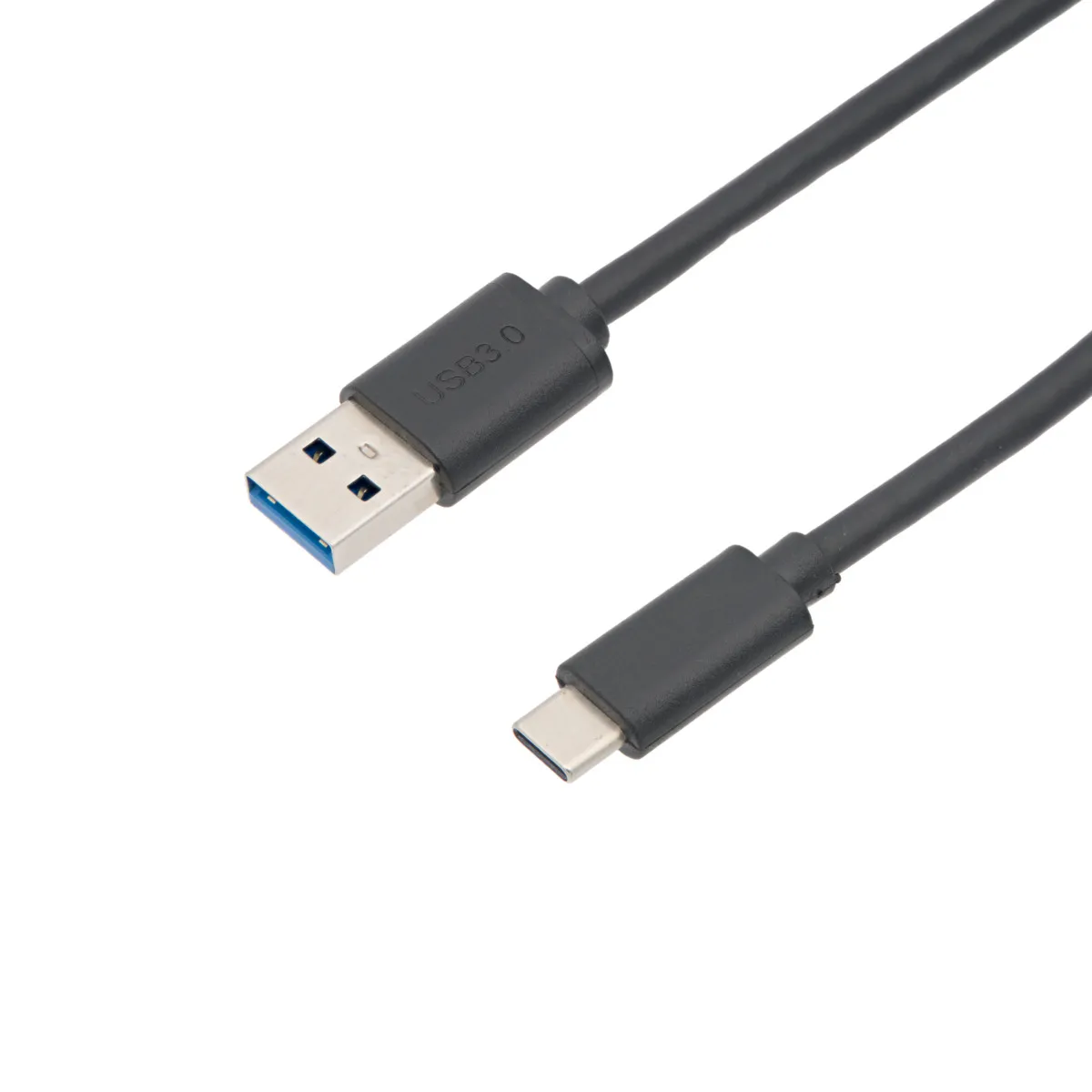 Cable USB-A 3.0 Macho a USB-C 3.1 Macho Gen2 10Gbps 3A, Negro 1m
