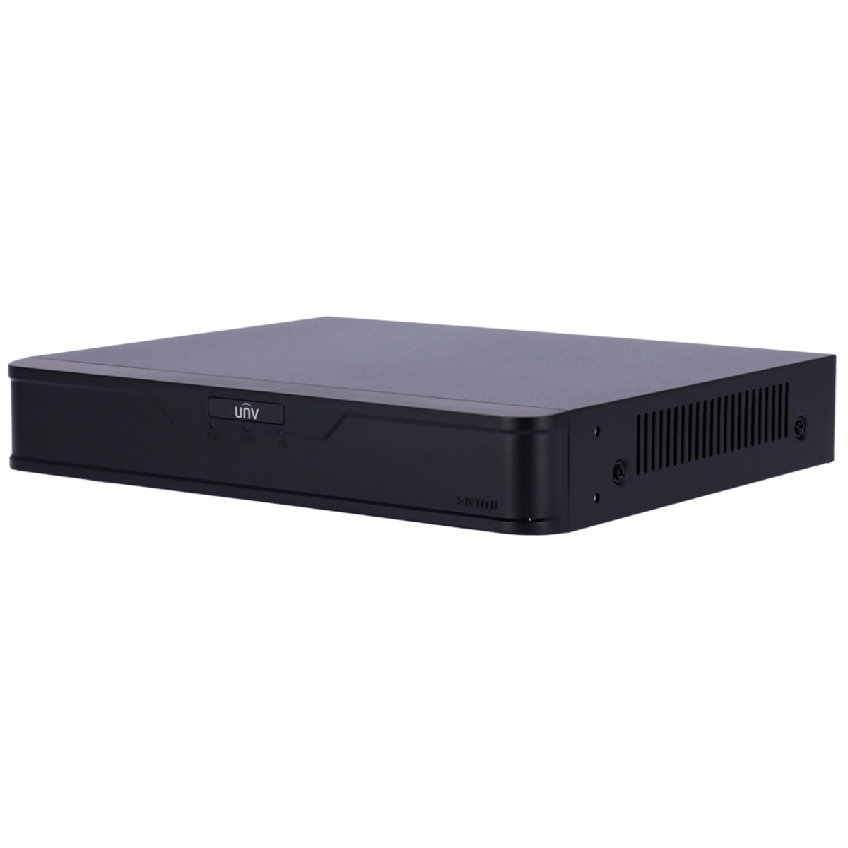 NVR Uniview Gama Easy - 8 CH vídeo | 12MP | 80 Mbps - Detección facial | Detección vehículo - SIP | UMD | AcuSearch - Conteo de personas | Monitoreo tráfico - Admite 1 disco duro hasta 10 TB
