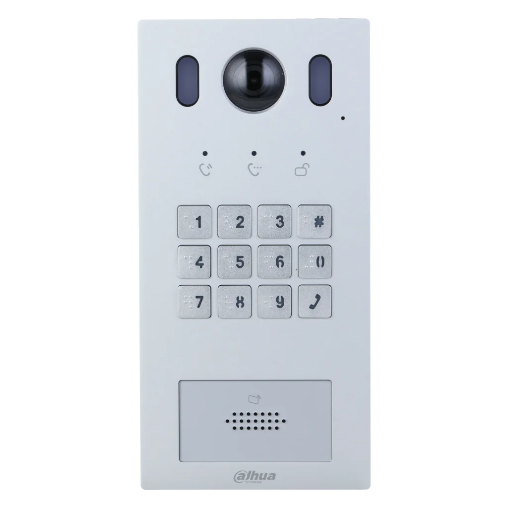 Estación Exterior de Videoportero IP 2-hilos con Cámara 2MP Mifare IK08 IP65 PoE