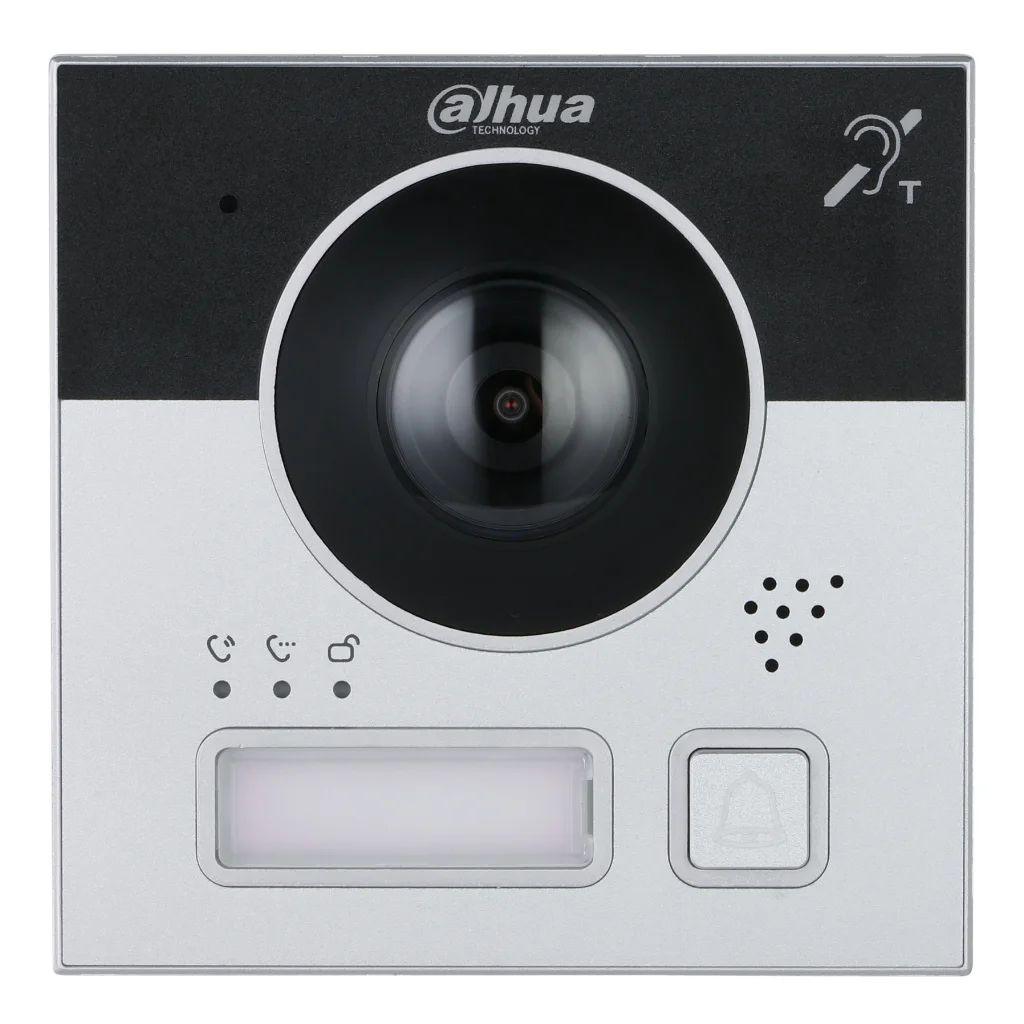 Estación Exterior Modular para Videoportero IP con Cámara y 1 Botón para Series VTO4202F-X. Bucle de inducción auditiva