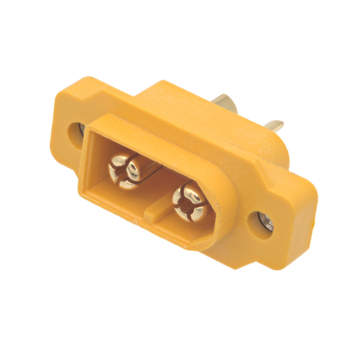 Conector XT60E-M macho para montaje en panel [30A/60A]