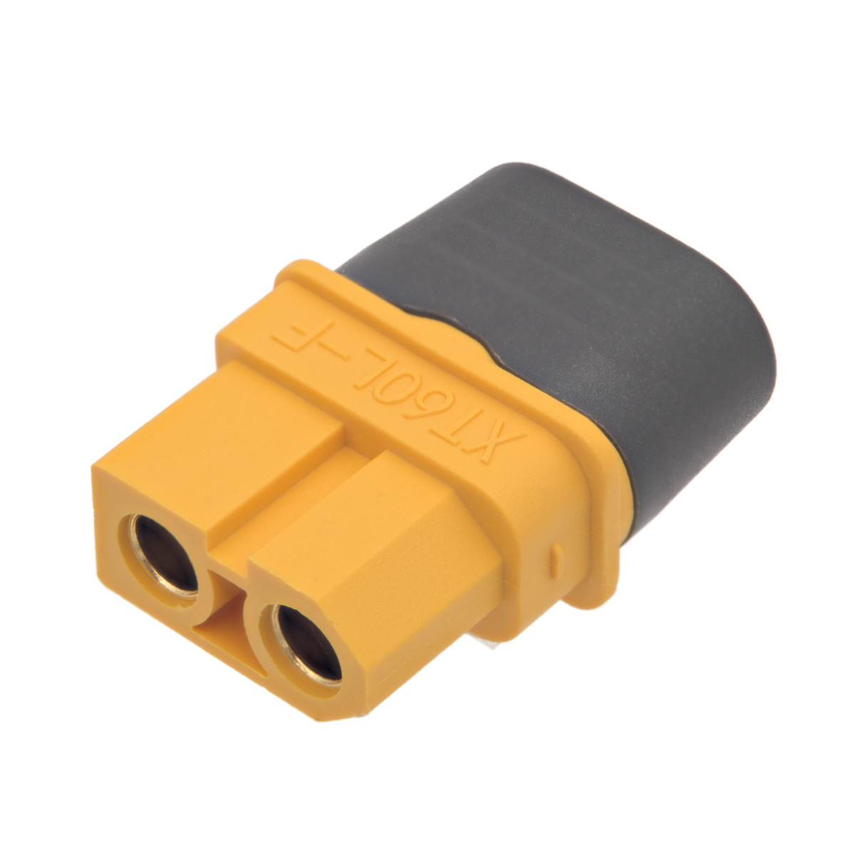 Conector XT60L hembra [40A/60A] con mecanismo de bloqueo