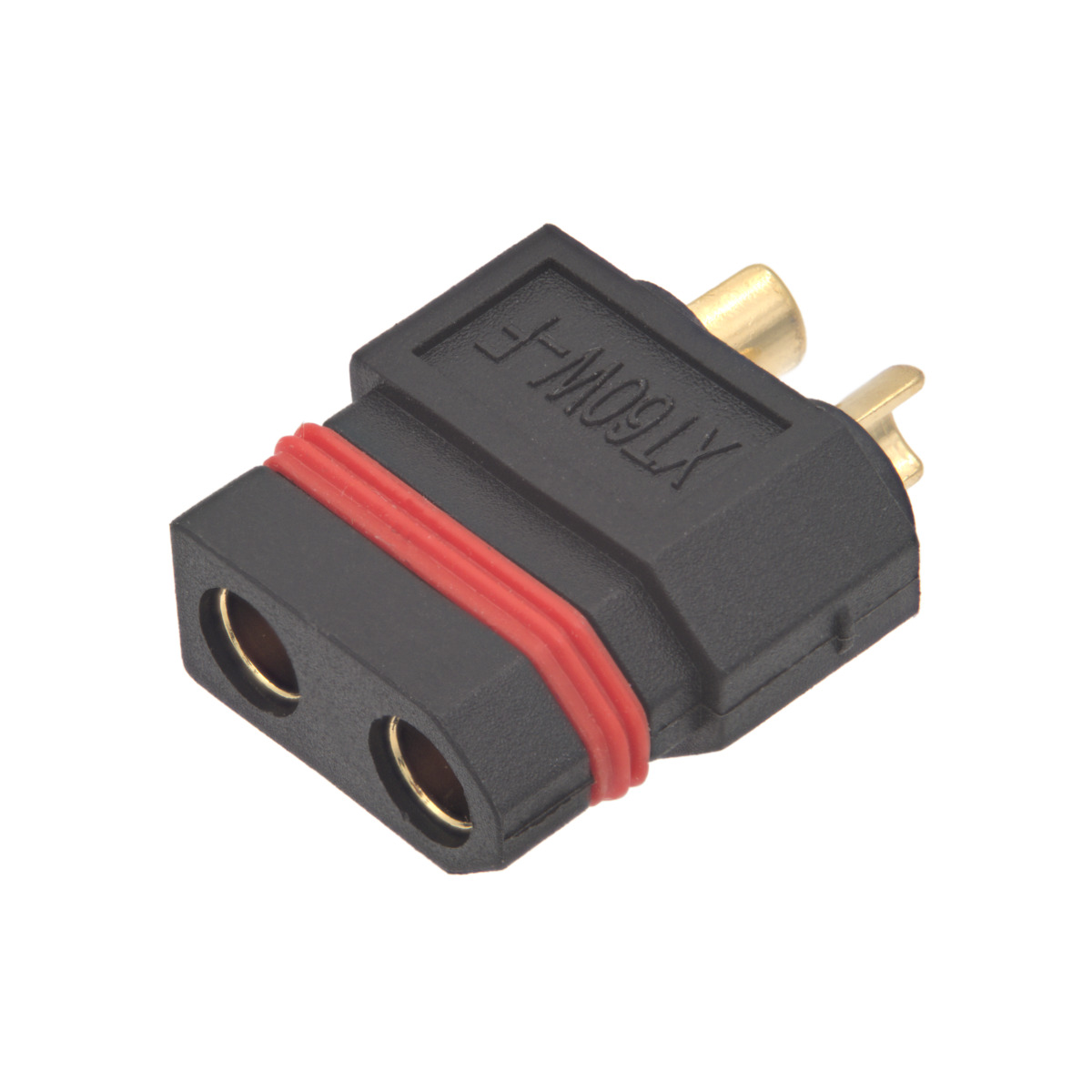 Conector XT60W hembra [30A/60A], IP65, conector aéreo para soldar cables