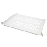 Bandeja de Rack Fija 19" con Fijación Frontal de 350mm [10kg] | Blanca