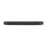 Organizador de Cables (Pasacables) con Cepillo, Sin Barra Inferior [1U 19"]