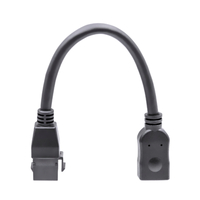 Cable HDMI hembra a hembra Keystone, 15cm.