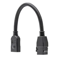 Cable HDMI hembra a hembra Keystone, 15cm.