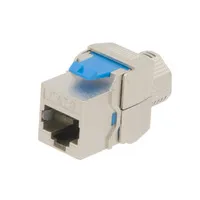 FTP Cat.8 180º Keystone - sin herramientas