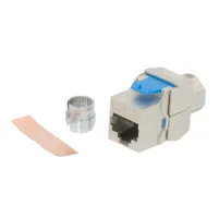 FTP Cat.8 180º Keystone - sin herramientas