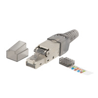 Conector Metálico RJ45 Cat.6 sin Herramientas