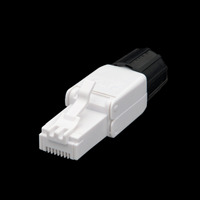 Conector RJ45 Cat.6A de plástico sin herramientas