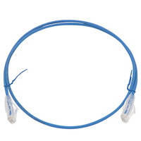 Slim Cat.6A UTP LSZH 100% CU, 28AWG, 3m, Azul