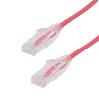 Slim Cat.6A UTP LSZH 100% CU, 28AWG, 1.5m, Rojo