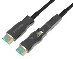HDMI 2.0 desmontable de fibra óptica 4K@60Hz, 40m