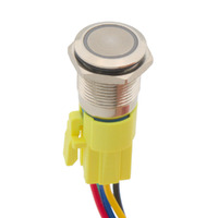 Base de Conexión para Interruptores Antivandálicos de 19mm con una sola hilera central