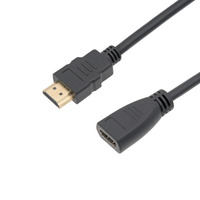 Extensor/Alargador HDMI v2.0 4K@60Hz ARC macho - Hembra, 1m PVC