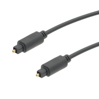 Cable Fibra Óptica TOSLINK 4.0mm - Conexión Macho a Macho de 10m de Alta Calidad