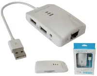 USB2.0 M a RJ45H + 2*USBH + TARJETAS
