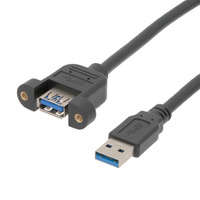 Extensor USB-A 3.0 para anclaje a panel 1m
