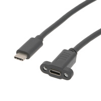 Extensor USB-C 3.1 para anclaje a panel 1m