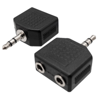 3.5mm ESTEREO MACHO - 2x3.5mm ESTEREO HEMBRA, ECONOMICO