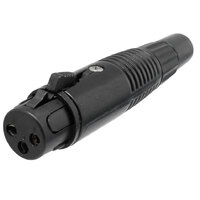 Conector XLR Hembra 3 contactos aéreo