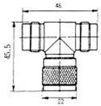 TWINAX MACHO - 2 TWINAX HEMBRAS