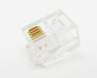 RJ -11 / RJ-14, PARA CABLE PLANO 6P4C
