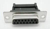 15P. SUB-D HEMBRA, PARA CABLE PLANO
