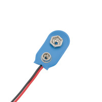 Clip para pila de 9V con cable