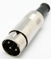 DIN MACHO AEREO, METALICO, 4P