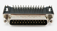 25P SUB-D MACHO ACODADO, CHASIS P.C.B., 7.2mm PIN