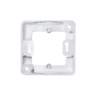 Caja de superficie 82x82x45mm modular blanca