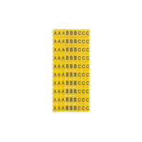 Pack marcadores clip para cable A|B|C [3 a 4mm] | 90pcs