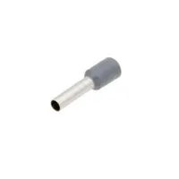 Puntera aislada para cable de 4.00mm² L12 [Gris][AWG 12][100u. Bulk]