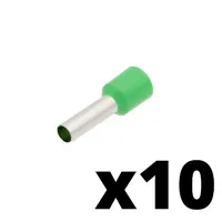 Isolated Ferrule for 6.00mm² [AWG 10] Cable [Hook Strip Blister Pack]