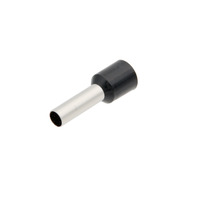 Puntera aislada para cable de 6.00mm² [Negro][AWG 10][100u. Bulk]