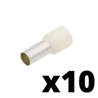 Isolated Ferrule for 16.00mm² [AWG 5] Cable [Hanging Card Strip Pack]